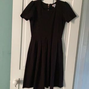 Medium Black LuLaRoe Amelia Dress with Pockets
